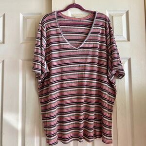 Women’s  Plus size V neck shirt